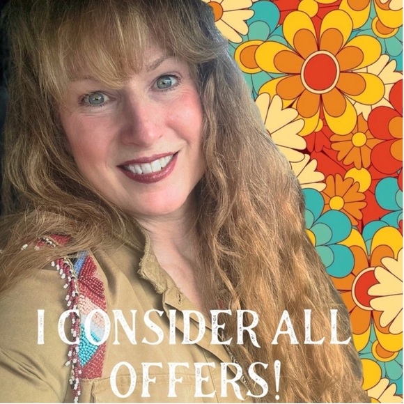 Black White Flower Power Long Head Scarf Hair Tie Belt - Picture 7 of 8